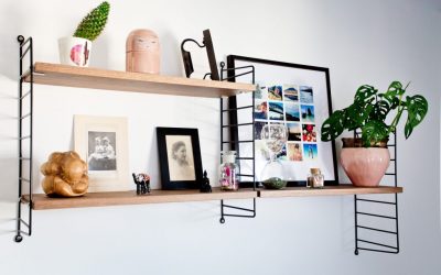 Dans un intérieur scandi vintage