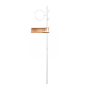 Porte-manteaux tablette, miroir