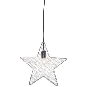 Lampe étoile grillage