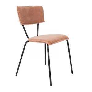 Chaise MELONIE, vieux rose