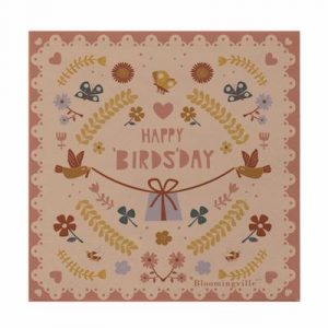 Serviettes en papier Happy Bird's day