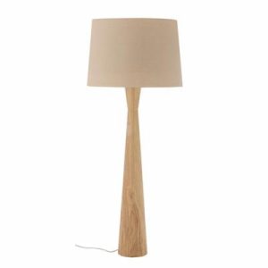 Lampadaire Léonor, bois d'hévéa