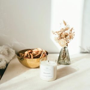 Bougie artisanale parfumée BERGAMOTE