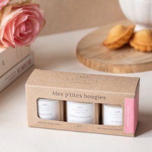 Coffret MAMAN CHERIE, 3 mini bougies