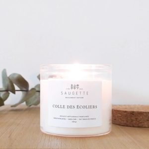 Bougie artisanale parfumée COLLE DES ECOLIERS