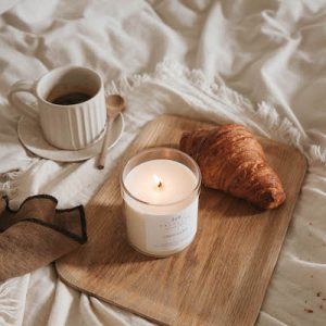 Bougie artisanale parfumée CROISSANT
