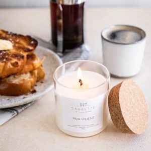 Bougie artisanale parfumée PAIN GRILLE